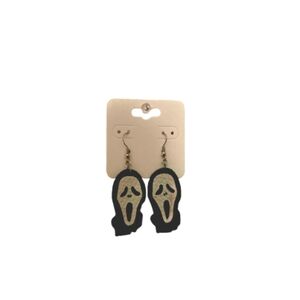 Scream Face Dangle Earrings